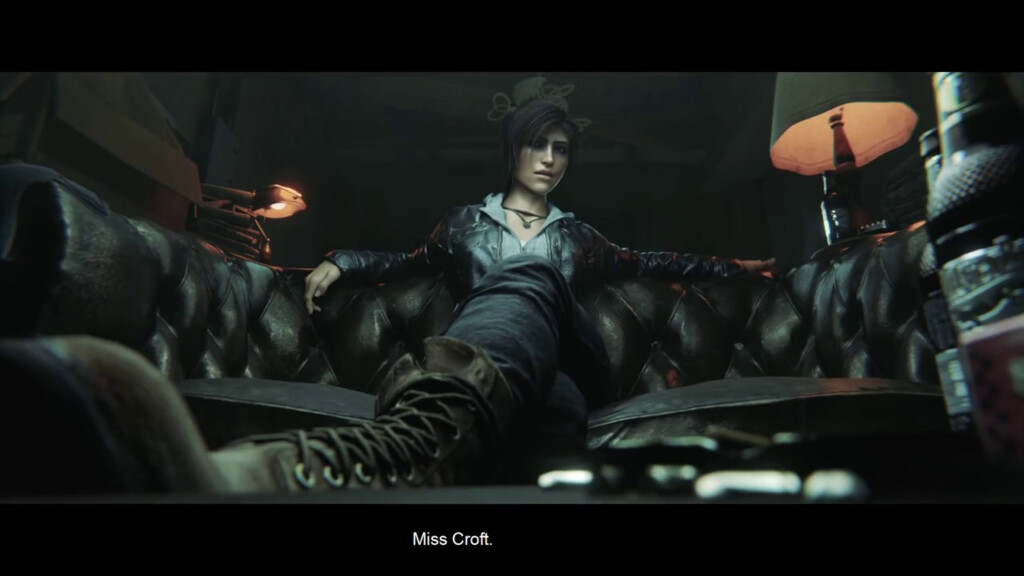 Lara Croft talks business