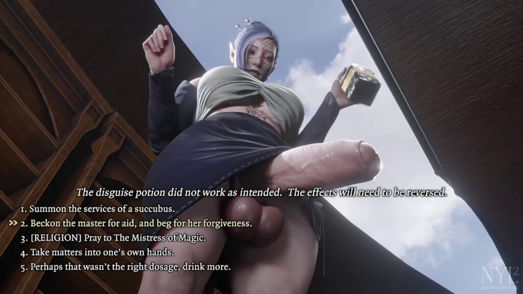 Apprentice failed at potion creation
