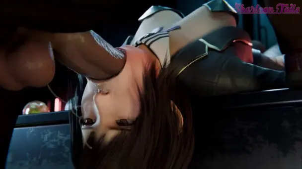 Bunny Yuffie Kisaragi gets punished