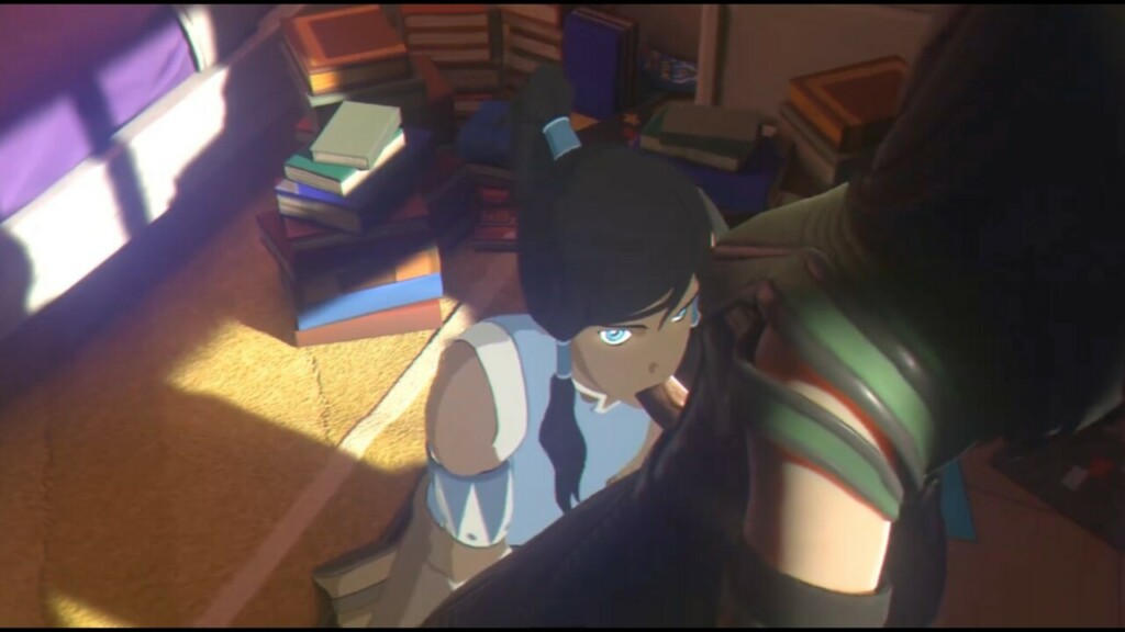 Korra sucking Futa Mantis in Fortnite