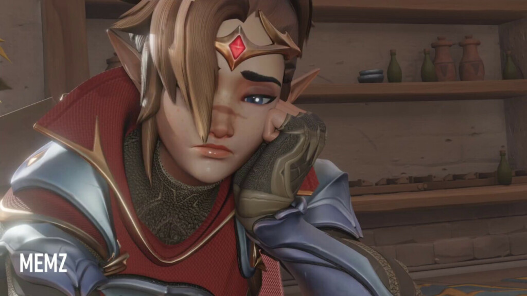 Mythic Adventurer Tracer getting cheered up