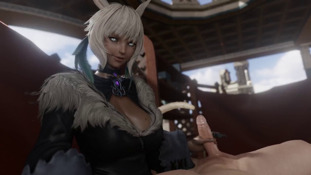Y'shtola Rhul giving a handjob pov