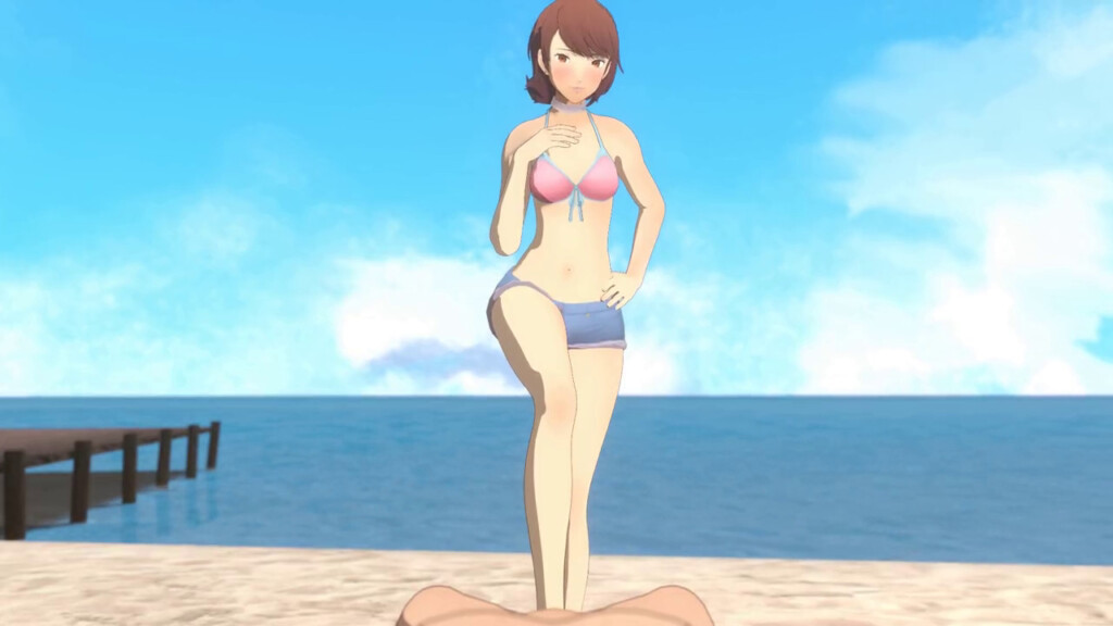 A beach date with Yukari Takeba