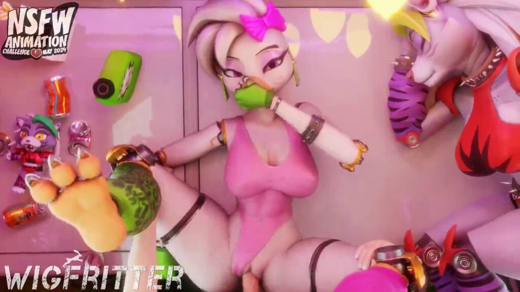 Chica keeping it quiet