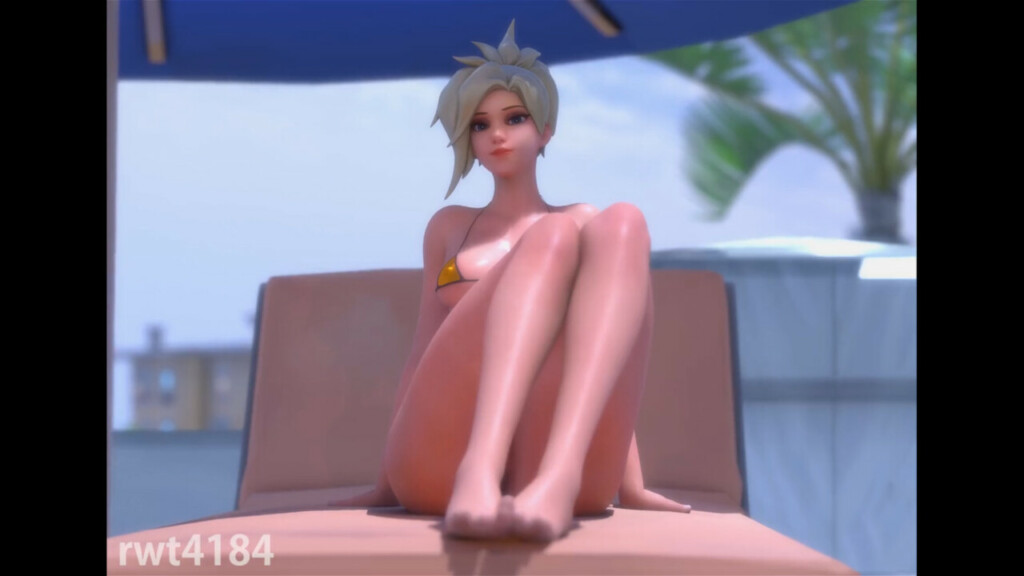 Mercy giving a little tease