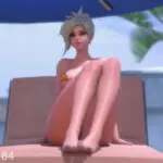Mercy giving a little tease