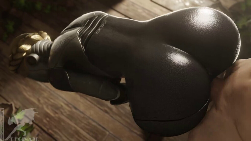 Pounding that Ballerina bot's metallic ass