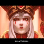 Sally Whitemane trying to purge the inhuman