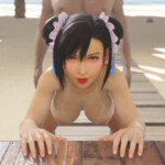 Tifa Lockhart sex on the beach