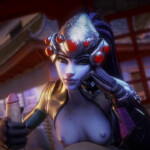 Widowmaker giving a handjob pov