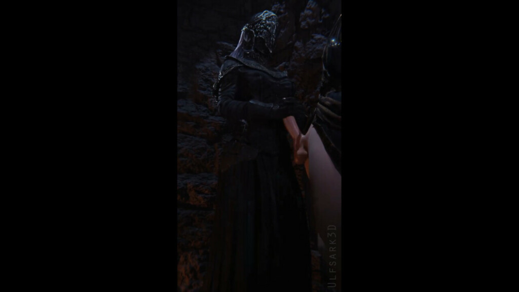 Yuria of Londor giving a handjob