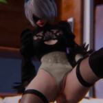 2B anal riding the tip