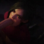 Ada Wong blowjob then taking from behind