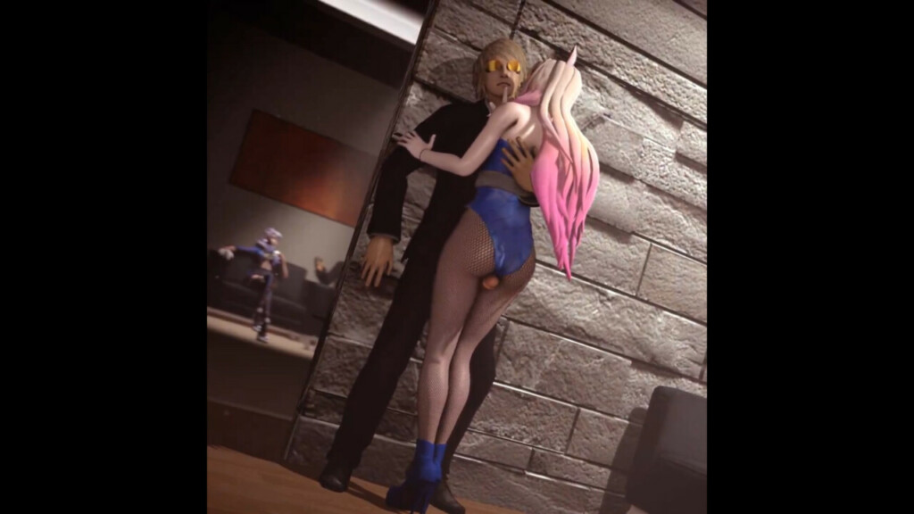 Ahri giving a thighjob secretly