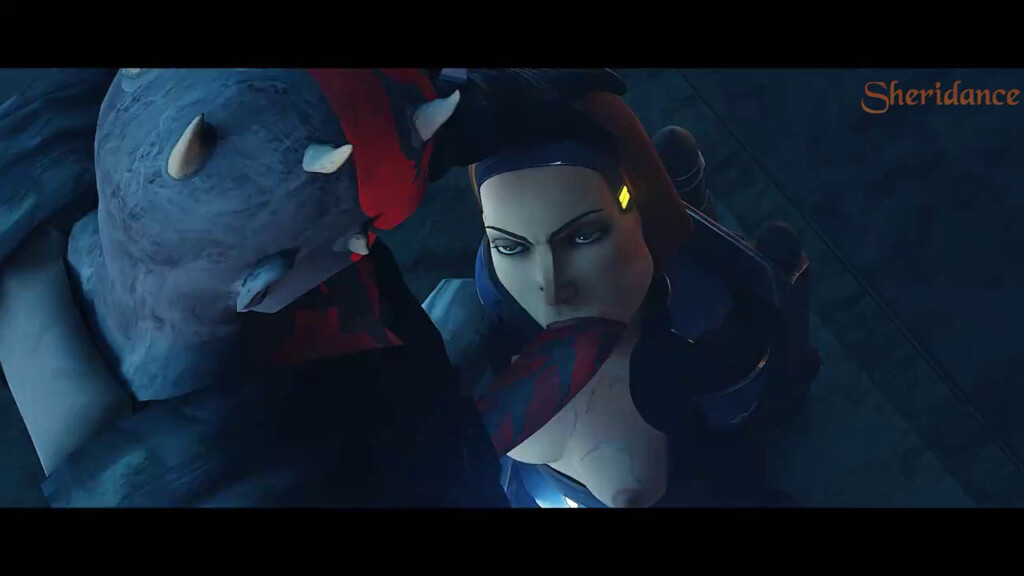 Bo-Katan deepthroated and throatpie