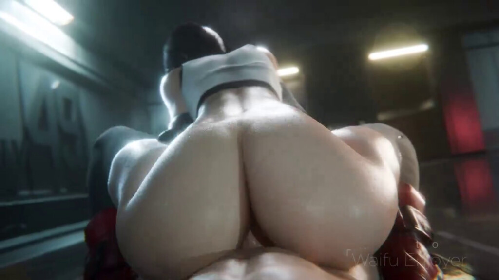 POV of Tifa Lockhart reverse cowgirl