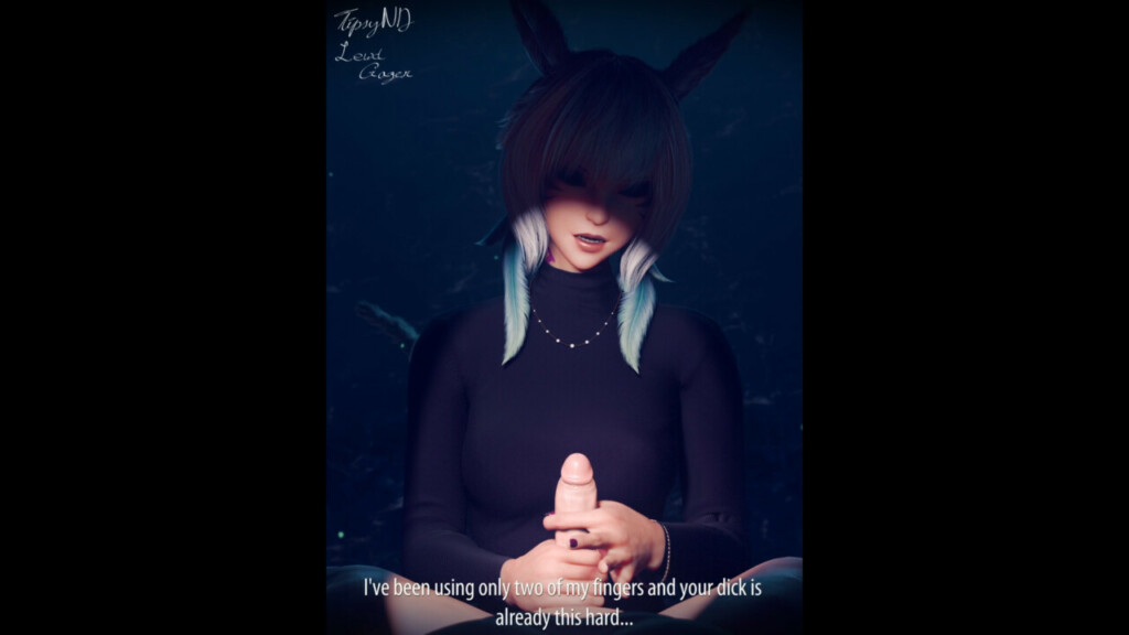 Y'shtola Rhul handjob and cumshot