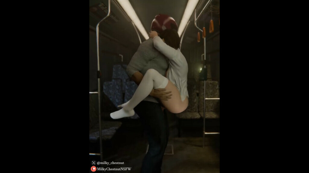 Asuka taking the late bus