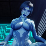 Cortana cowgirl riding hard pov