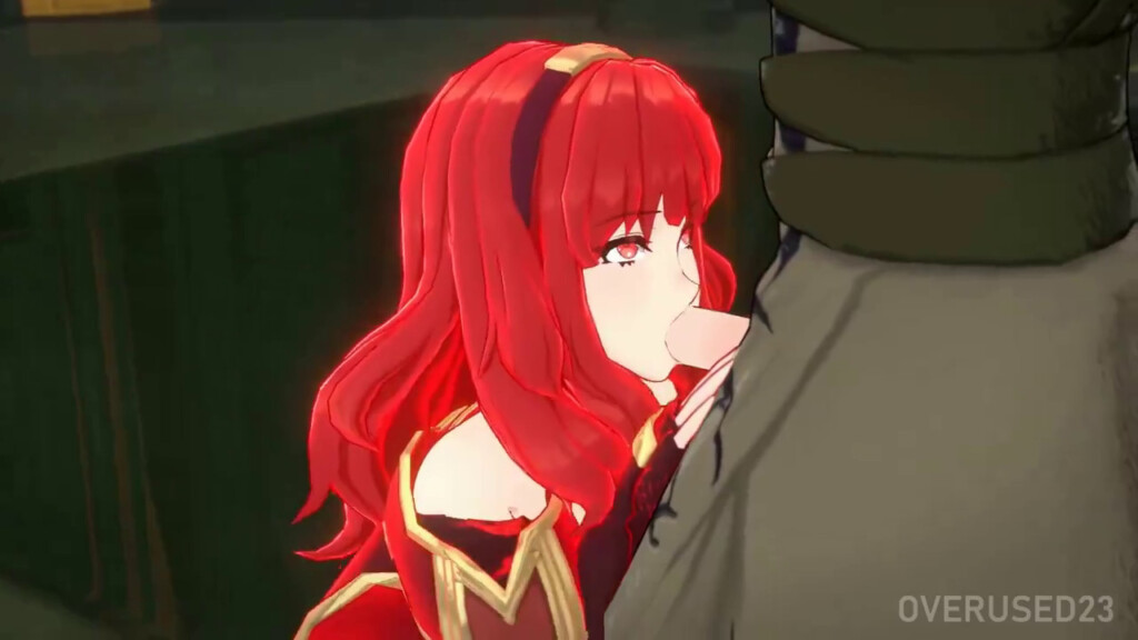 Dark Emblem Celica giving a blowjob and cowgirl