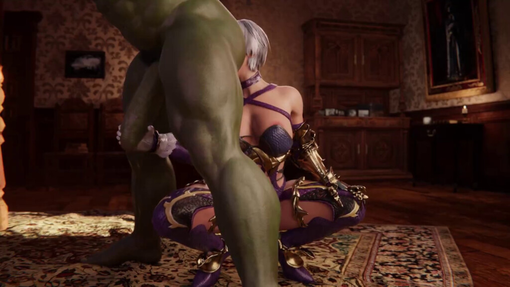 Ivy Valentine handjob and rimjob