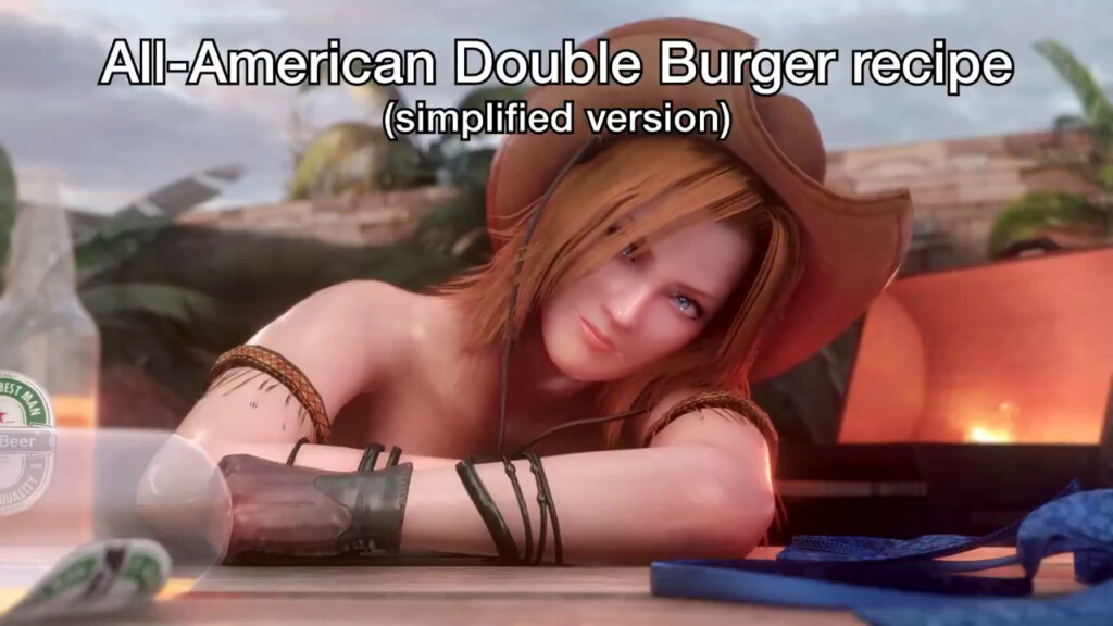 Tina all American double burger