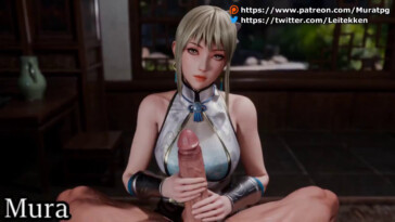 Wang Yuanji giving a handjob pov