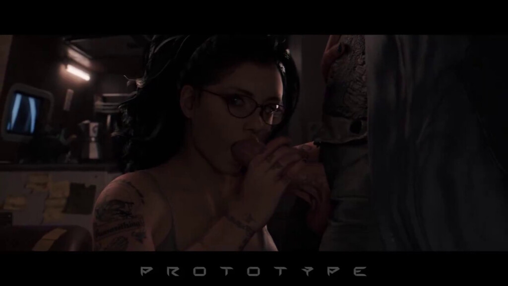 Nicoletta Goldstein sucking the tip