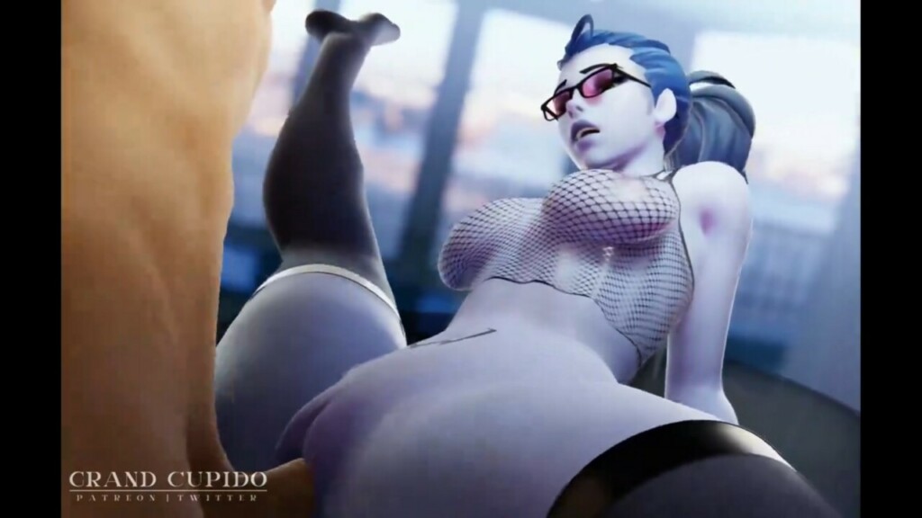 Slut Widowmaker spread wide open