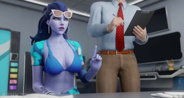 Widowmaker's vacation didn't go as planned