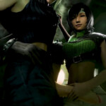 Yuffie getting spicy with Cloud in back alley