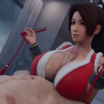 Mai Shiranui hands free paizuri