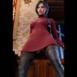 Ada Wong giving a little tease