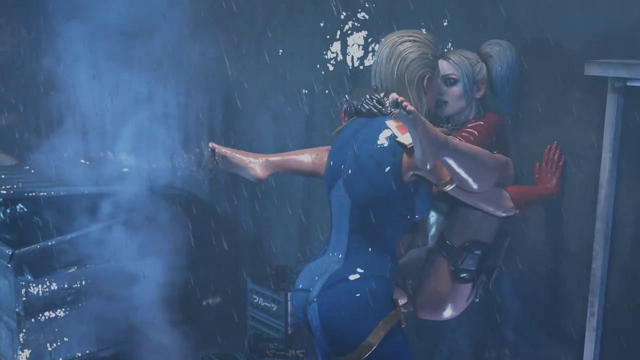 Harley getting fucked by Futa Supergirl