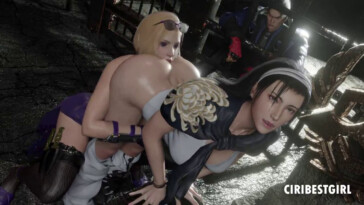 Jun Kazama rimmed by Nina Williams