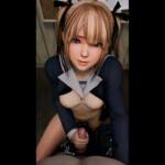 Marie Rose handjob closeup