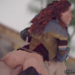 Aloy cowgirl anal ride