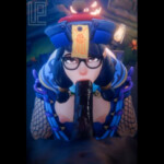 Jiangshi Mei giving a blowjob