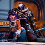 Juno getting pounded by Doomfist