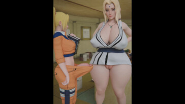 Tsunade creampied by Futa Female Naruto