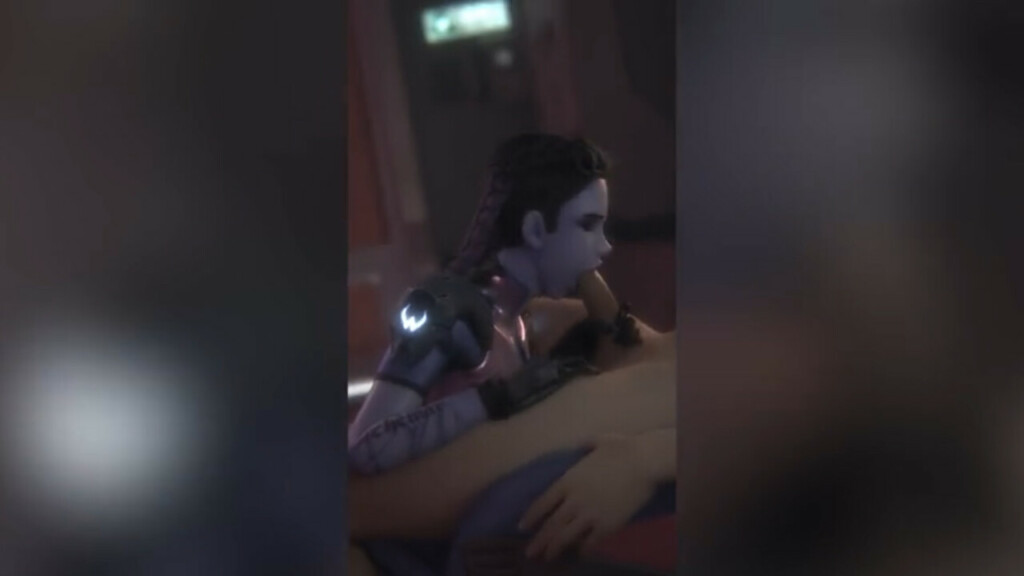 Widowmaker and Mercy in D.va's room