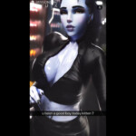 Widowmaker walking on treadmill