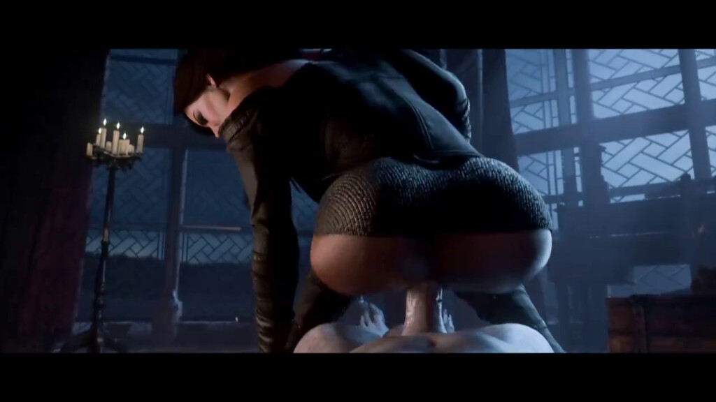 Yennefer reverse riding a big cock pov