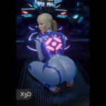 Bimbo Samus Aran shaking that ass