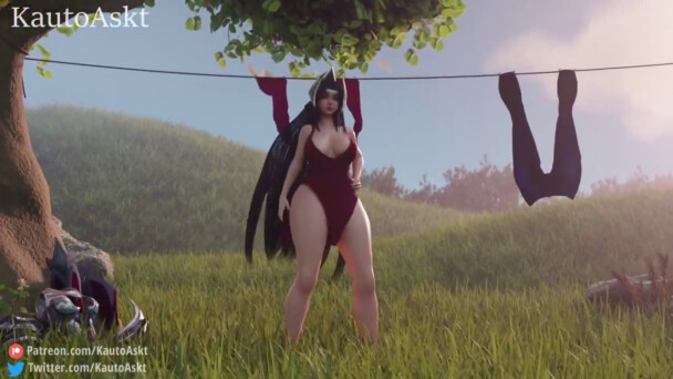 Irelia's outdoor sex