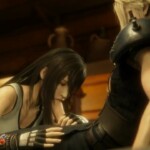 Tifa and Cloud in the cabin