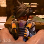 Tracer blowjob and licking pov