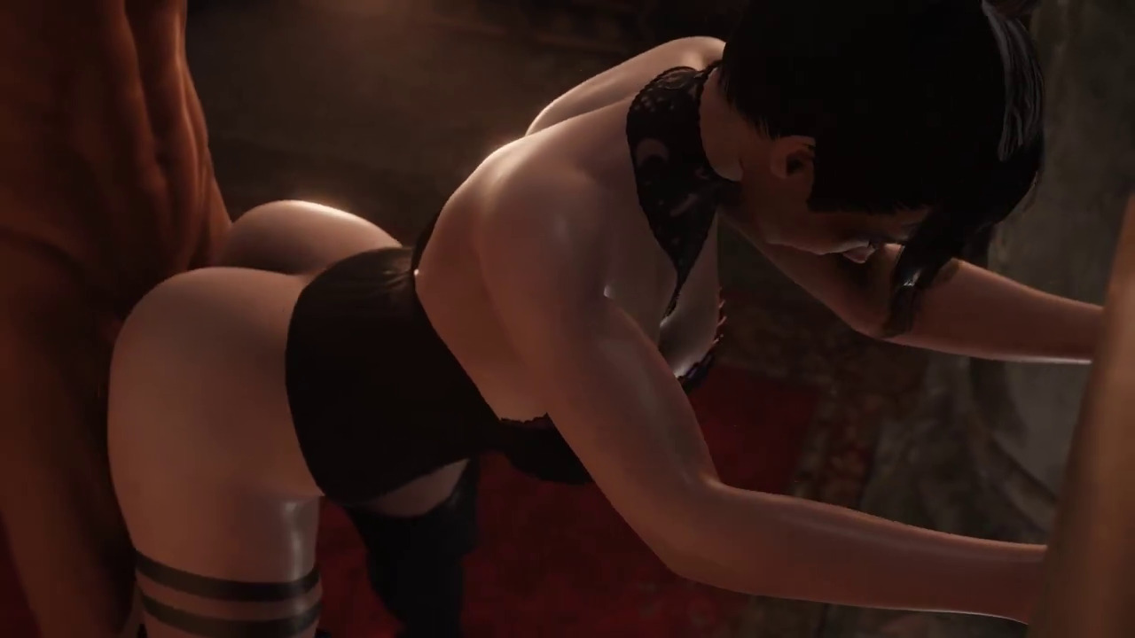 Countess Oriana bending over