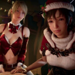 Lunafreya and Iris Christmas cowgirl