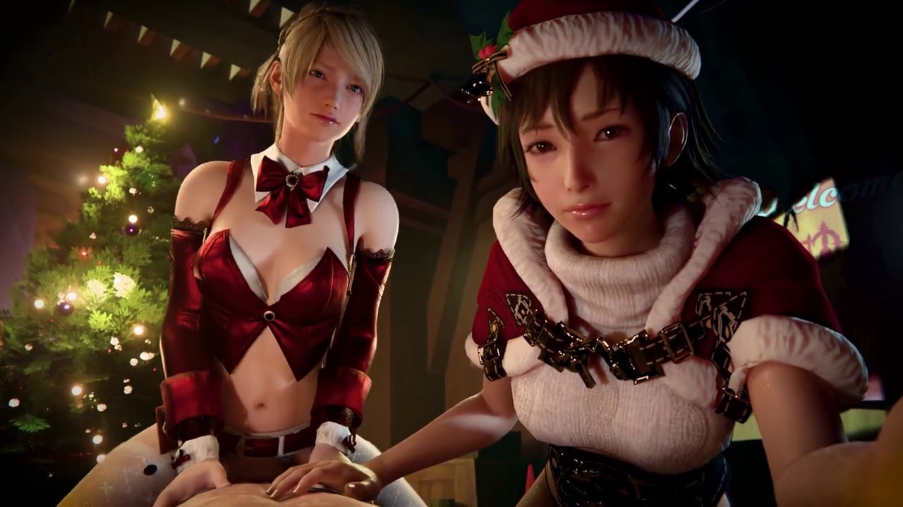 Lunafreya and Iris Christmas cowgirl